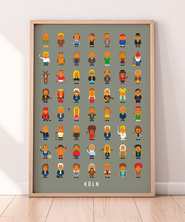 Leute Köln Poster