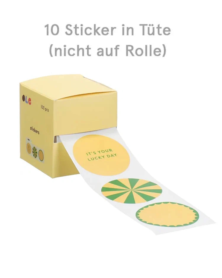 Aufkleber It´s Your Lucky Day Circus (10 Stk.)