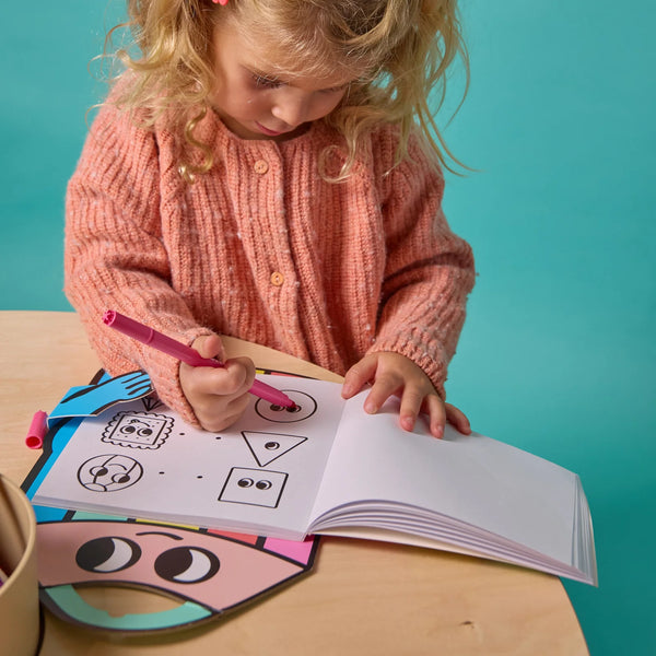 Montessori Stickerbook - Geometrische Formen