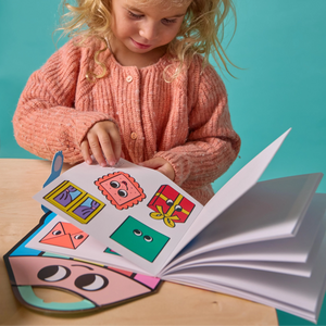 Montessori Stickerbook - Geometrische Formen