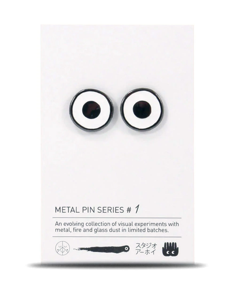 Metal Pin Ghost Eyes  (Serie #1)