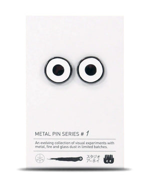 Metal Pin Ghost Eyes  (Serie #1)