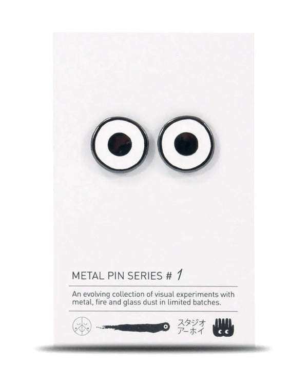 Metal Pin Ghost Eyes  (Serie #1)
