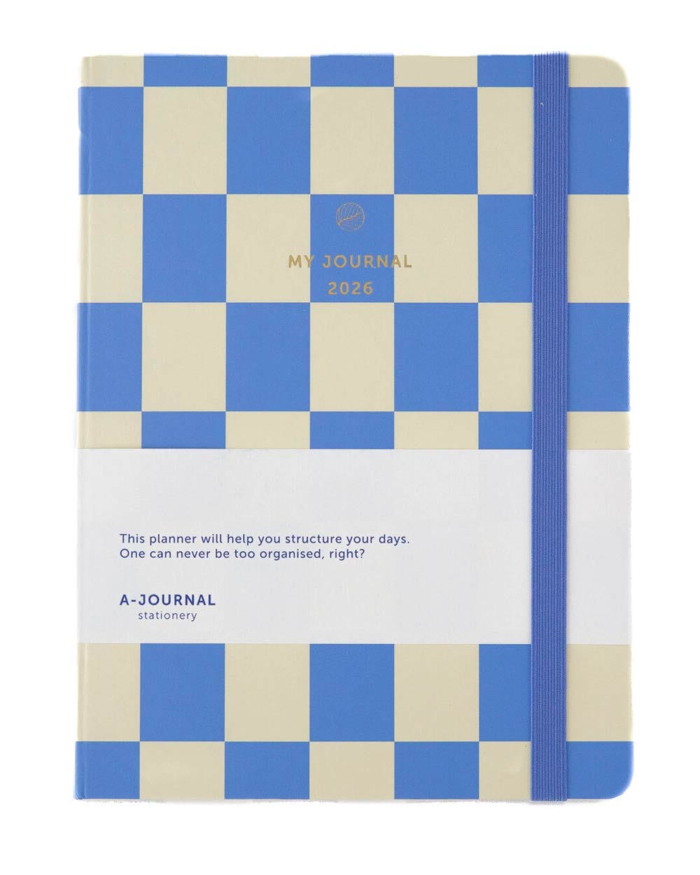 My Journal 2026 - Checkered Blue