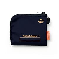 Penco L-Zip Purse Black