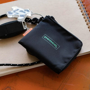Penco L-Zip Purse Black