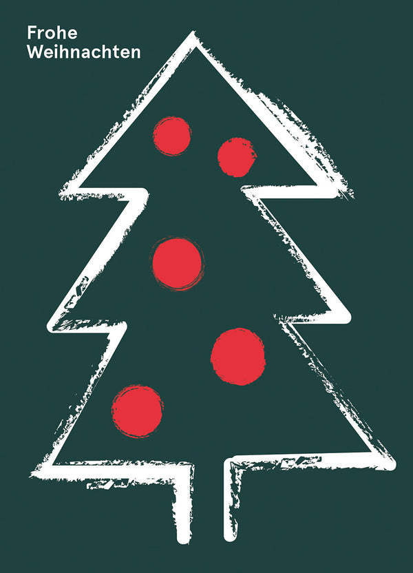 Tannenbaum Grün Postkarte