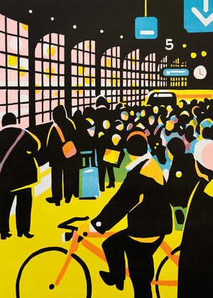 Yves Haltner - Bahnhof Zoo No. 4 Risoprint (Din A2)