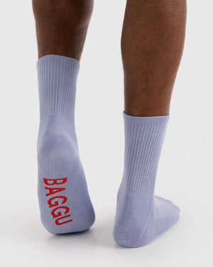 Baggu Ribbed Socks Mist