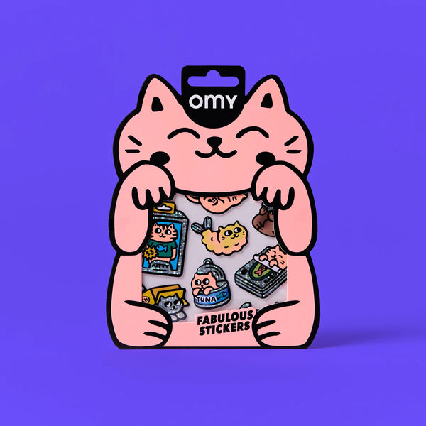 OMY Big Sticker Cats