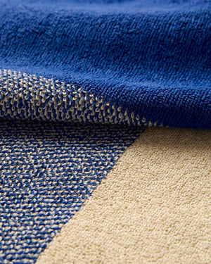 Suite702 - 2er-Gästehandtuch-Set Blend Cobalt Blue Ecru (30x50cm)