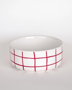 Schale Grid Tramonto Red