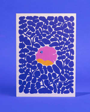 Seaweed and Fish WWF Klappkarte