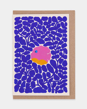 Seaweed and Fish WWF Klappkarte