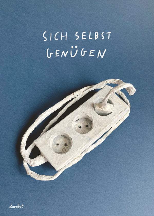 TUT GUT Sich Selbst Genügen Postkarte