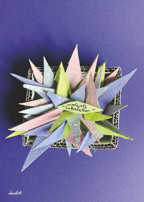 TUT GUT Moderate Eskalation Postkarte