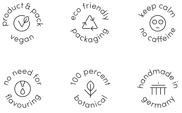 Haerb Bio Teemischung "Fresh & Clean" - Minze, Schafgarbenkraut und Löwenzahnwurzel