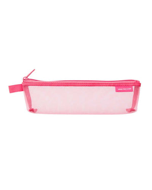 Midori Mesh Pen Case Pink