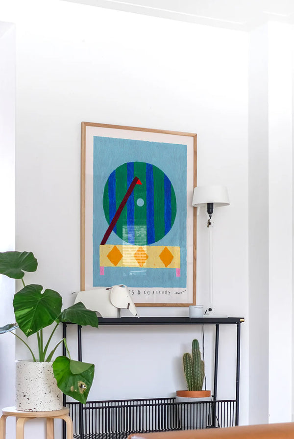 Vinyles & Couleurs II Poster - Matías Larraín (30x40cm)