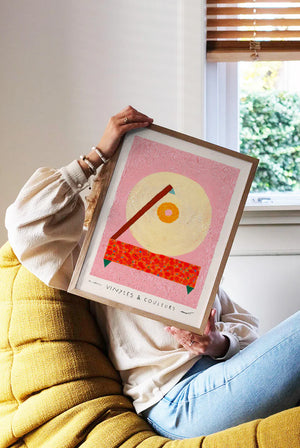 Vinyles & Couleurs IV Poster - Matías Larraín (30x40cm)