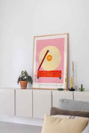 Vinyles & Couleurs IV Poster - Matías Larraín (30x40cm)