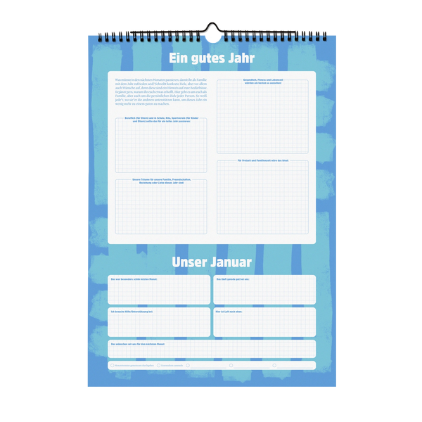 Familienkalender »Halbwegs entspannt durch 2026 mit der Familie«