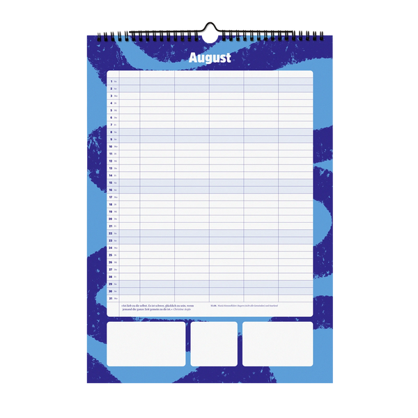 Familienkalender »Halbwegs entspannt durch 2026 mit der Familie«