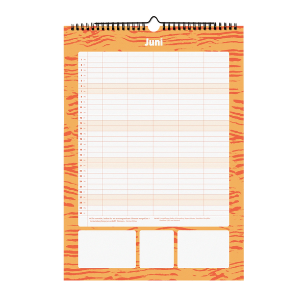 Familienkalender »Halbwegs entspannt durch 2026 mit der Familie«