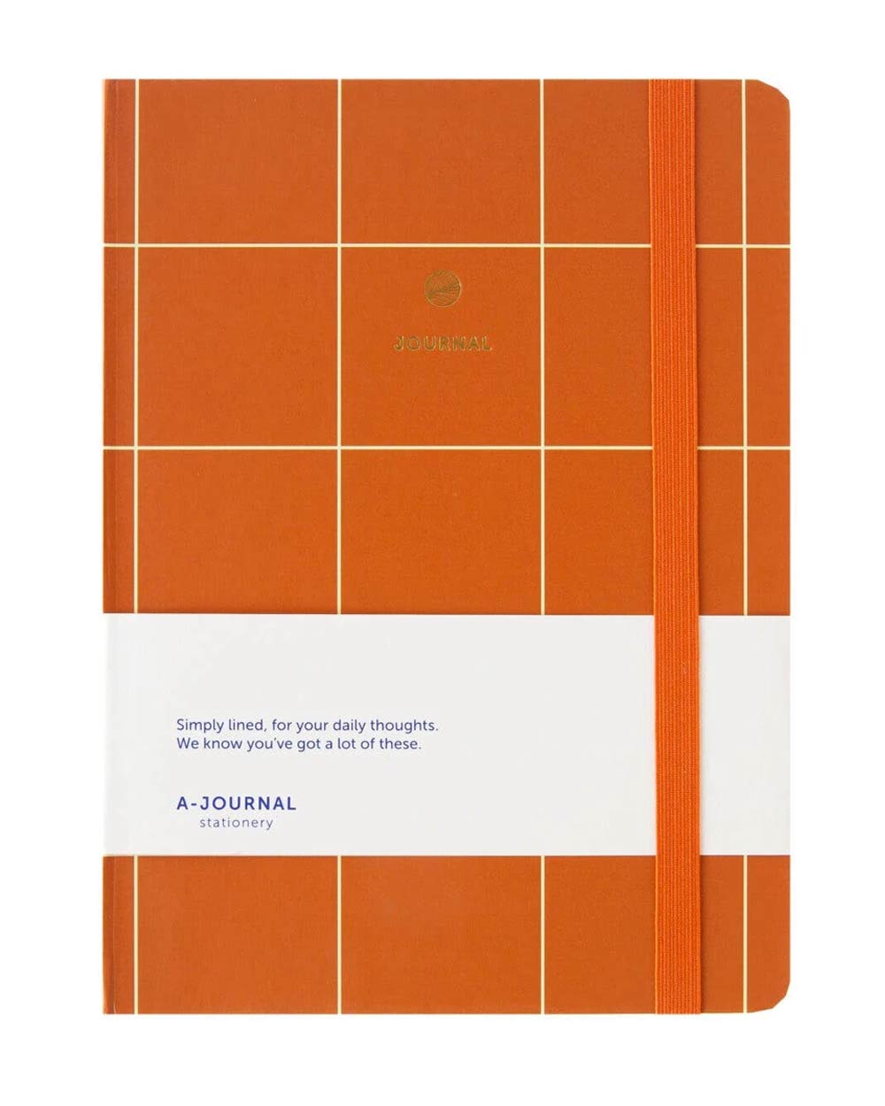 A-Journal Notebook – Checkered Terracotta