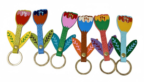 Tulip Schlüsselanhänger Acid Green