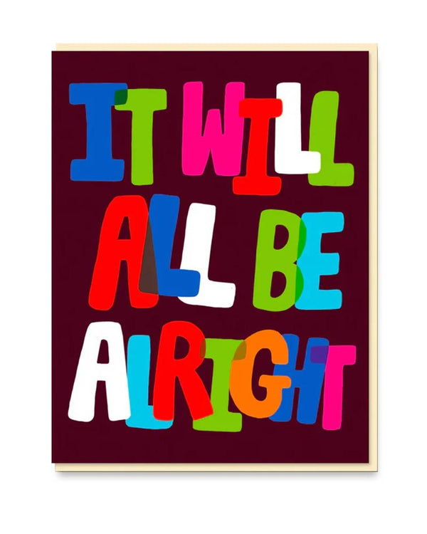 1973 - Jordan Sondler It Will All Be Alright Klappkarte