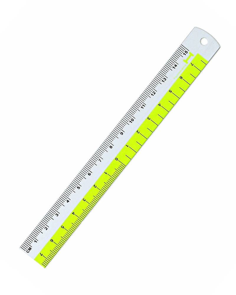 Hightide Aluminum Ruler Yellow