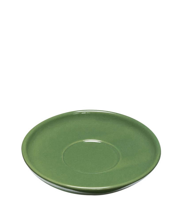 Amare Tasse mit Unterteller Sandfarben/Grün