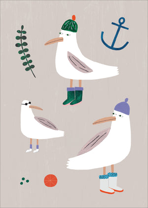 Möwen Print (A3)