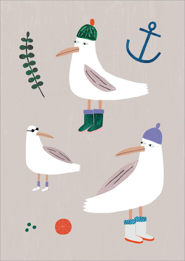 Möwen Print (A3)