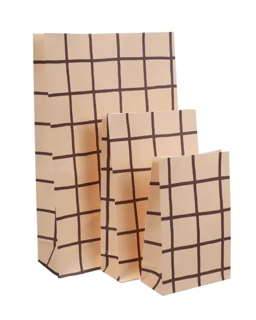 Geschenktüte Anna Katharina Jansen Grid mit Boden (5er-Pack)
