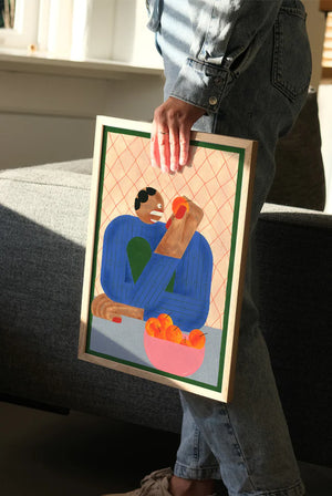 Apple Poster - Stefhany Y. Lozano (30x40cm)