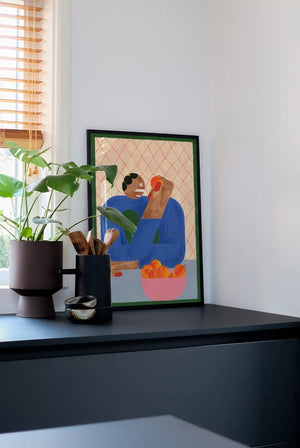 Apple Poster - Stefhany Y. Lozano (30x40cm)