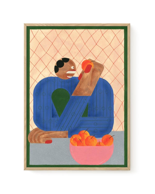 Apple Poster - Stefhany Y. Lozano (30x40cm)