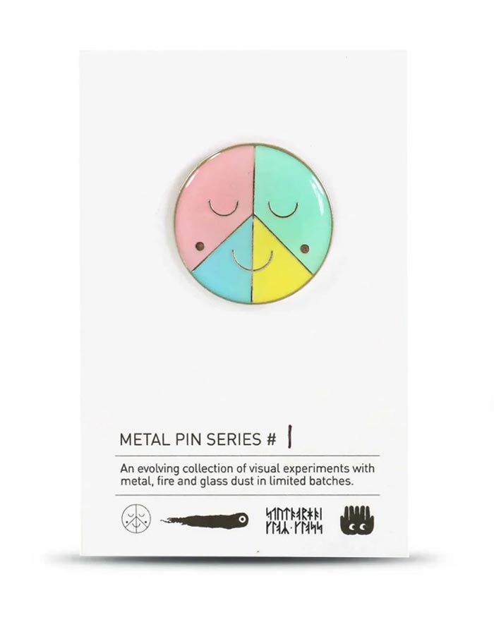 Metal Pin Pastel Logo (Serie #1)