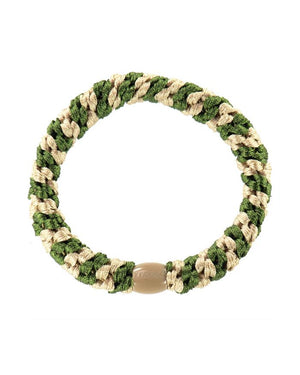 Kknekki Haargummi Army Light Beige Stripe