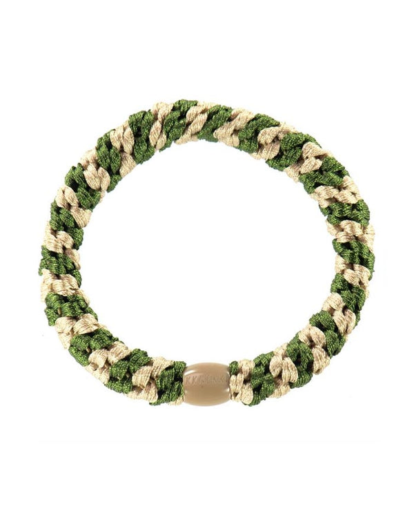 Kknekki Haargummi Army Light Beige Stripe