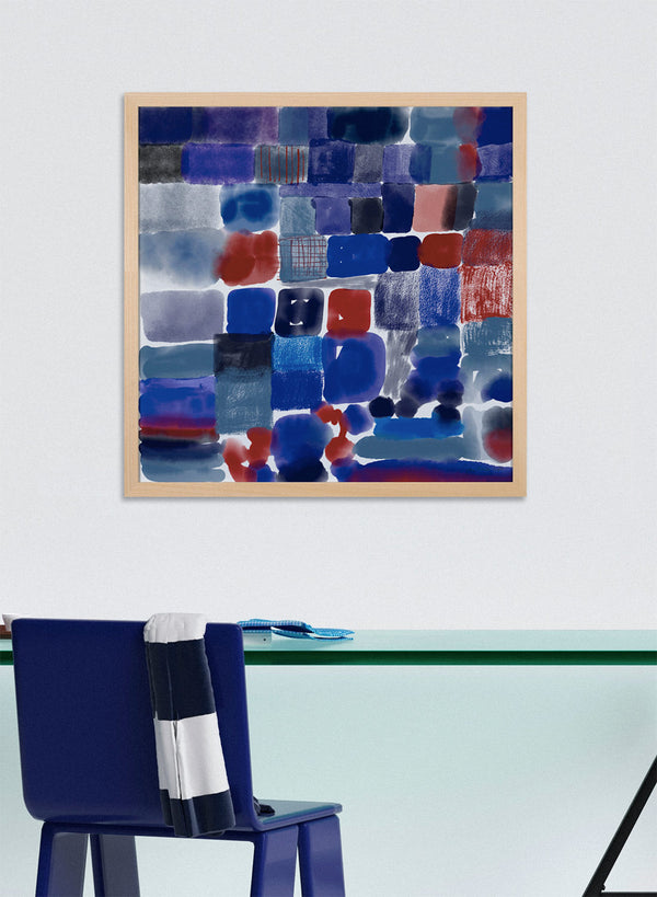 Blue #2 FineArt Print (50x50cm)