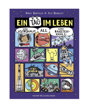Ein Tag im Leben von Astronaut, All und Raketenknall