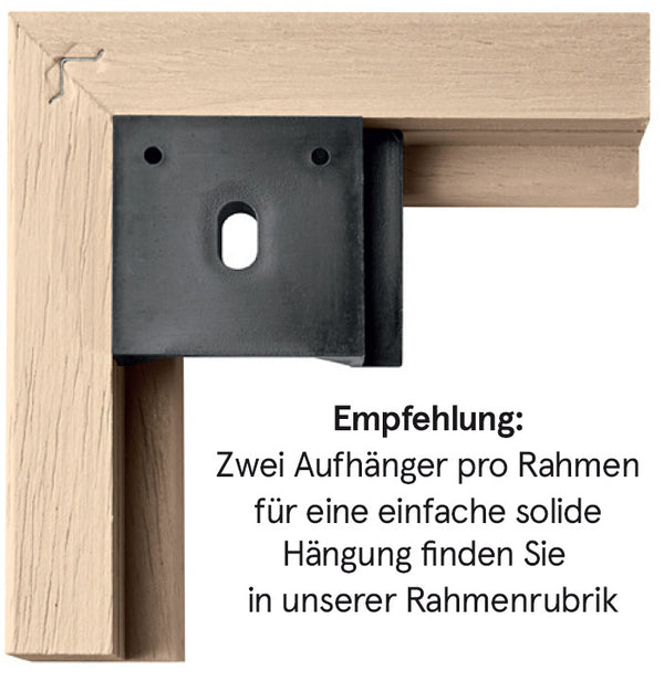 Holzrahmen Anthrazit