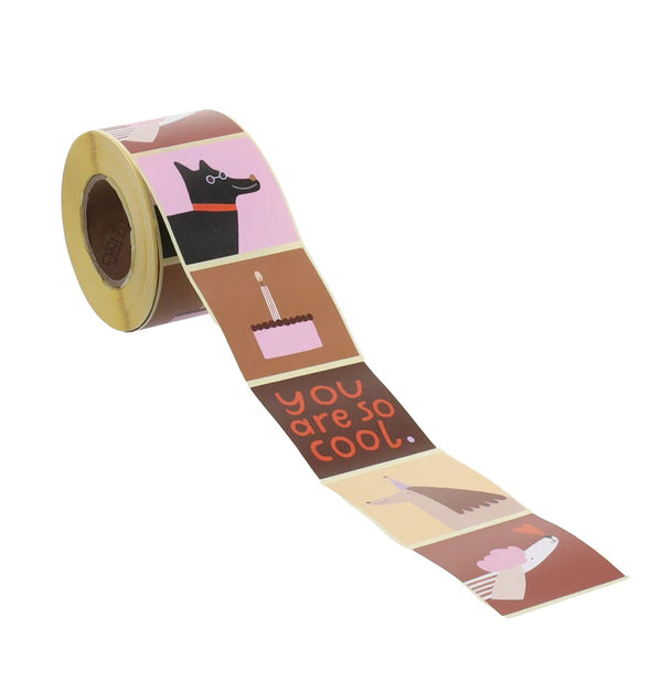 Aufkleber Hunde by Anna Katharina Jansen (10 Stk.)
