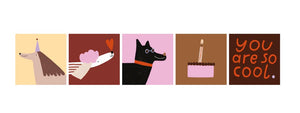 Aufkleber Hunde by Anna Katharina Jansen (10 Stk.)