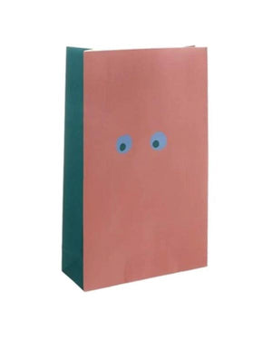 Geschenktüte Jantien Baas Krokodilen Ogen Green + Nude mit Boden (5er-Pack)