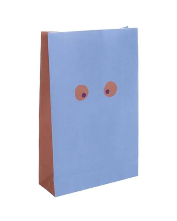 Geschenktüte Jantien Baas Krokodilen Ogen Blue&Terra mit Boden (5er-Pack)