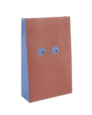 Geschenktüte Jantien Baas Krokodilen Ogen Blue&Terra mit Boden (5er-Pack)